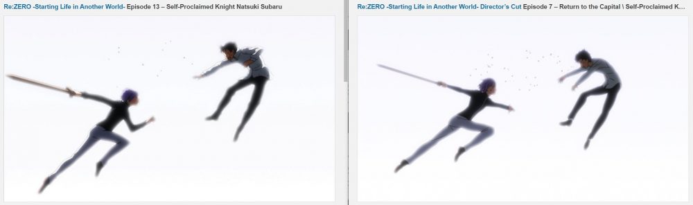 ReZero Shin Henshuu-ban Eps 6 e 7  – Diferenças pro Original 23