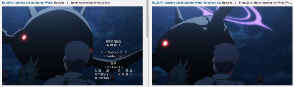 ReZero Shin Henshuu-ban Eps 8 a 10 – O que Alteraram do Original 29