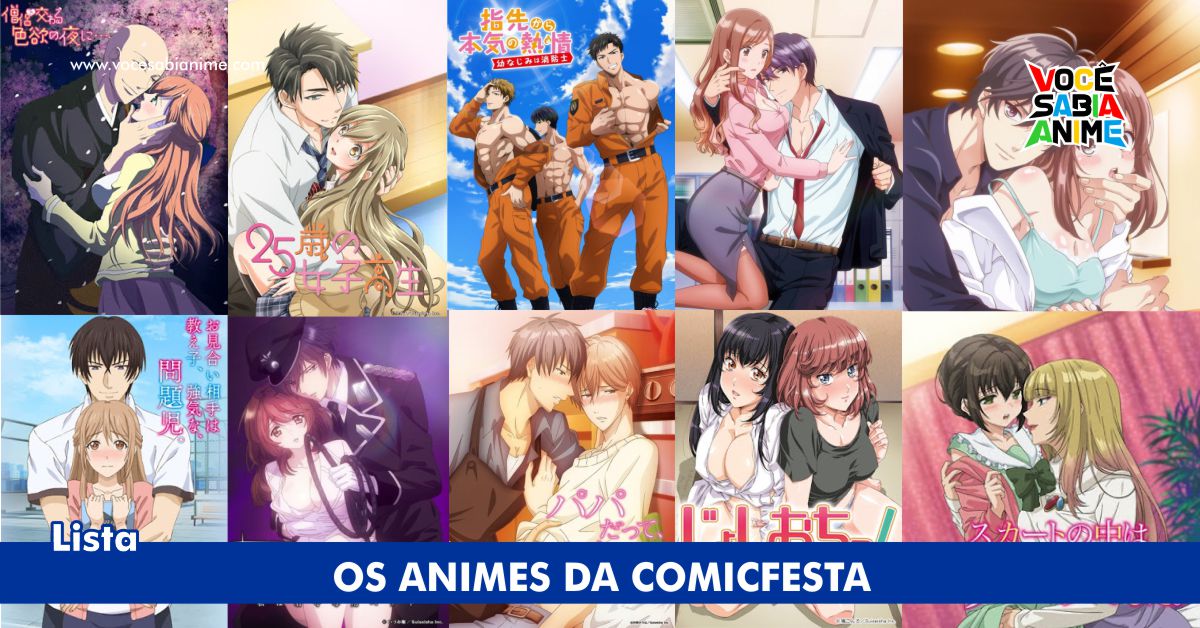 Os Animes Da Comicfesta Voce Sabia Anime