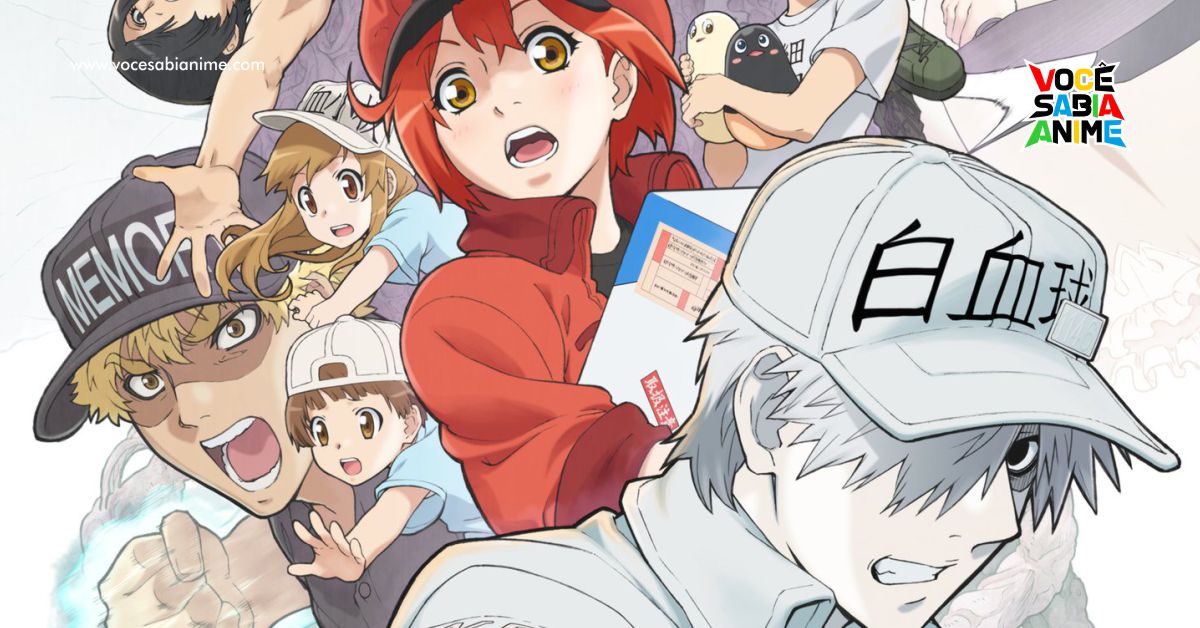 Segunda Temporada de Hataraku Saibou estreia em Janeiro de 2021