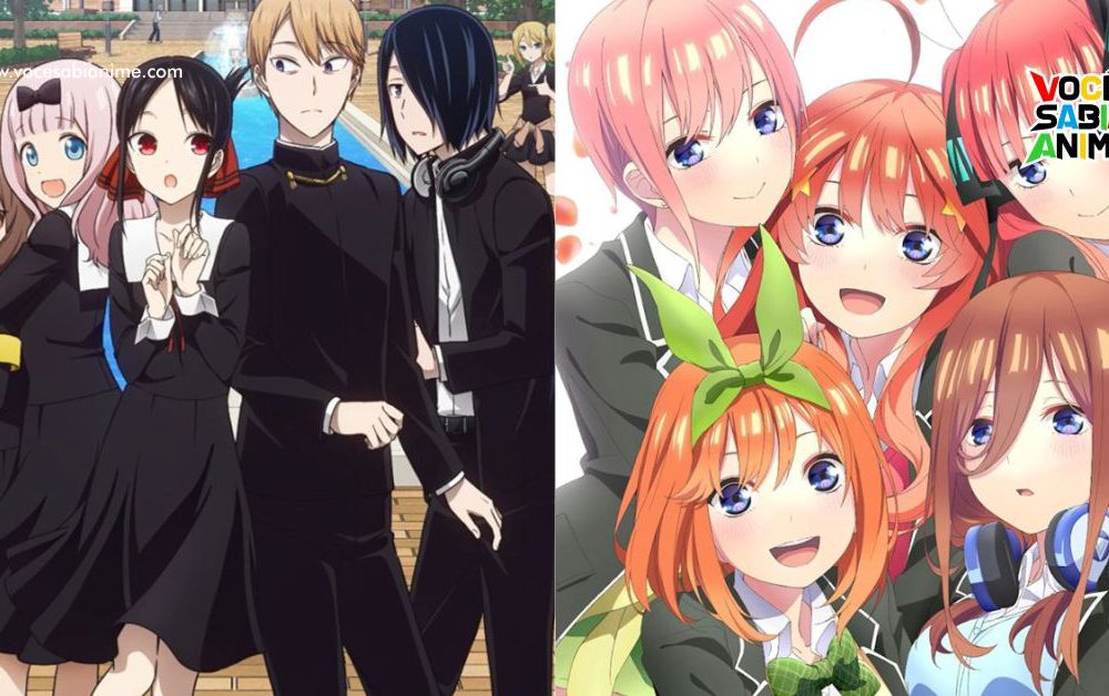 TBS diz que Gotoubun e Kaguya-sama foram dois Sucessos