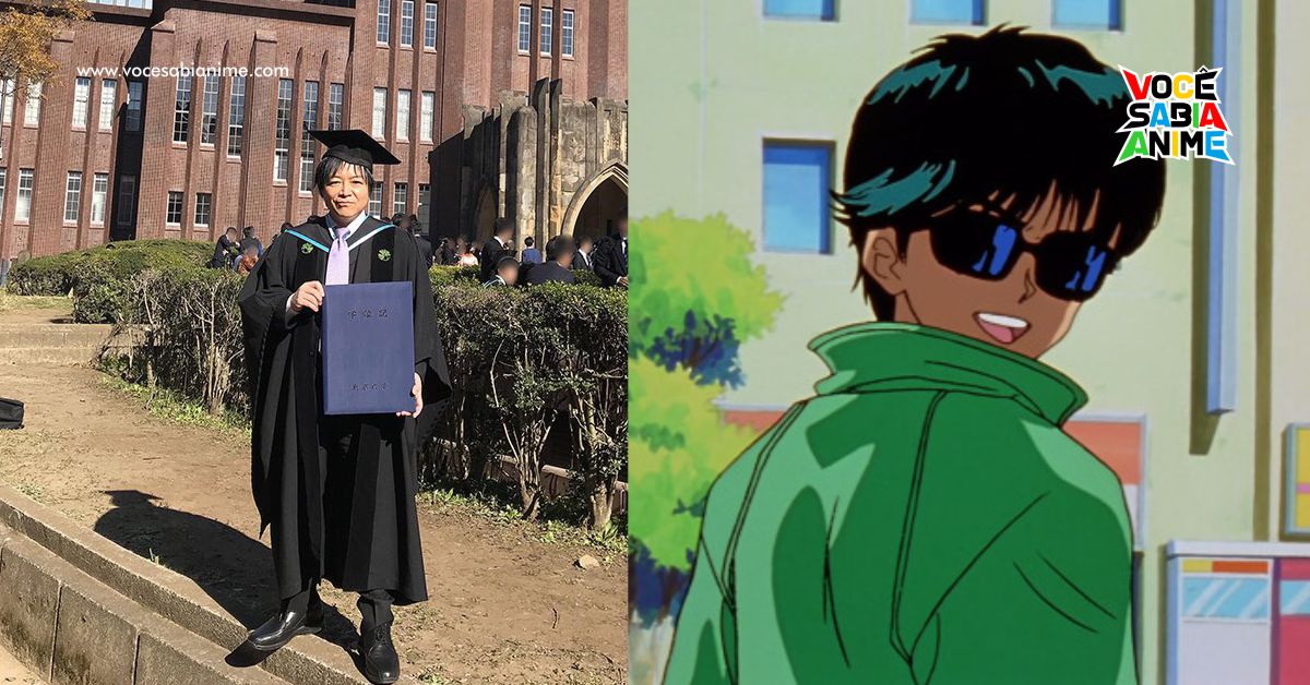 Voz Japonesa de Yusuke se forma em Direito na Universidade de Tóquio