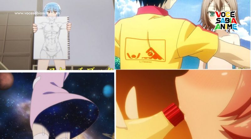 Fãs Listam formas de Censuras em Cenas Ecchis nos Animes