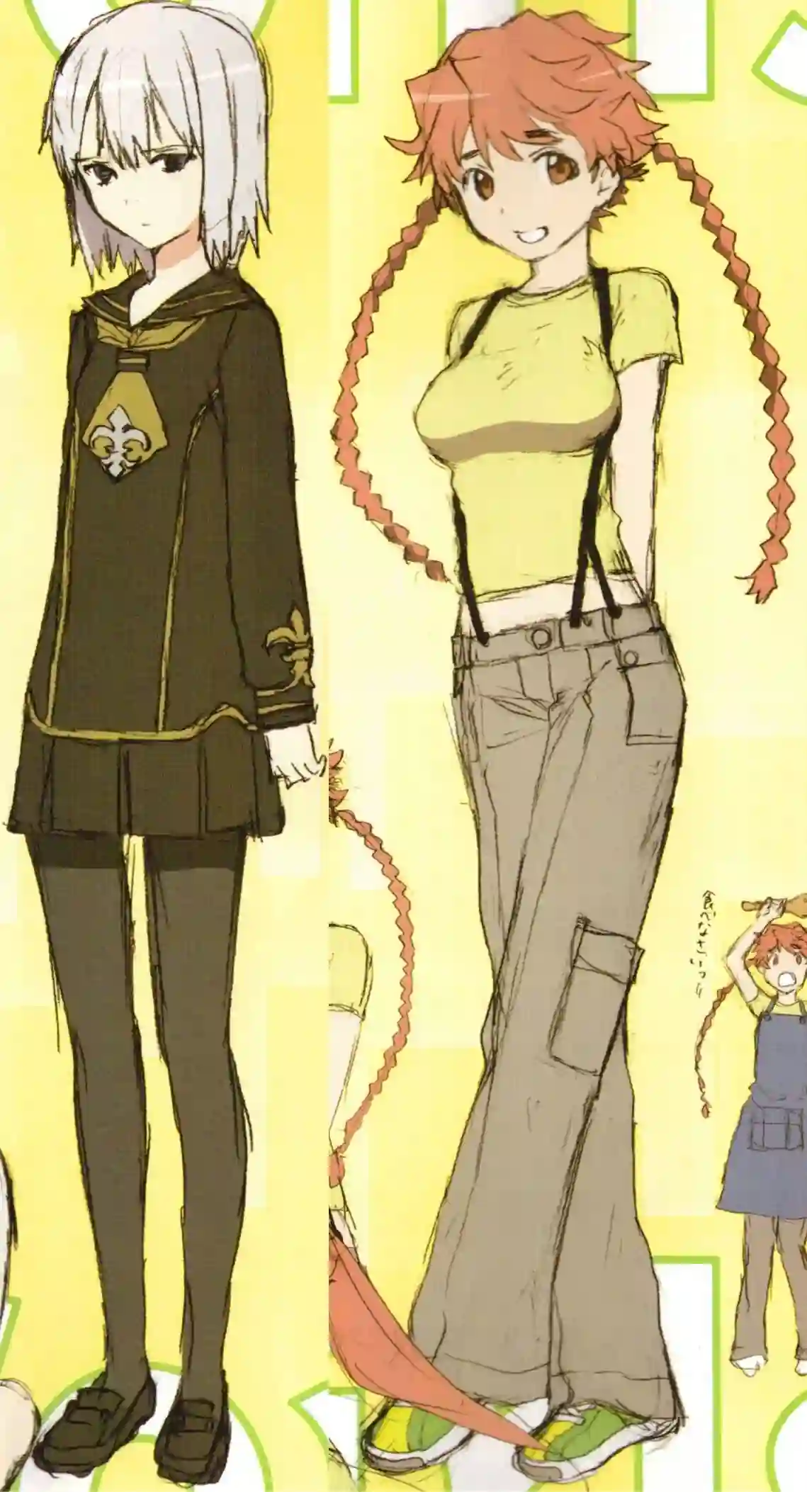 Girls work personagens