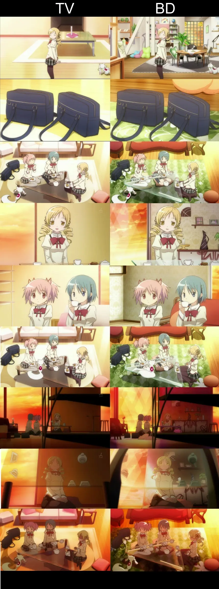 Madoka tv vs BD 4