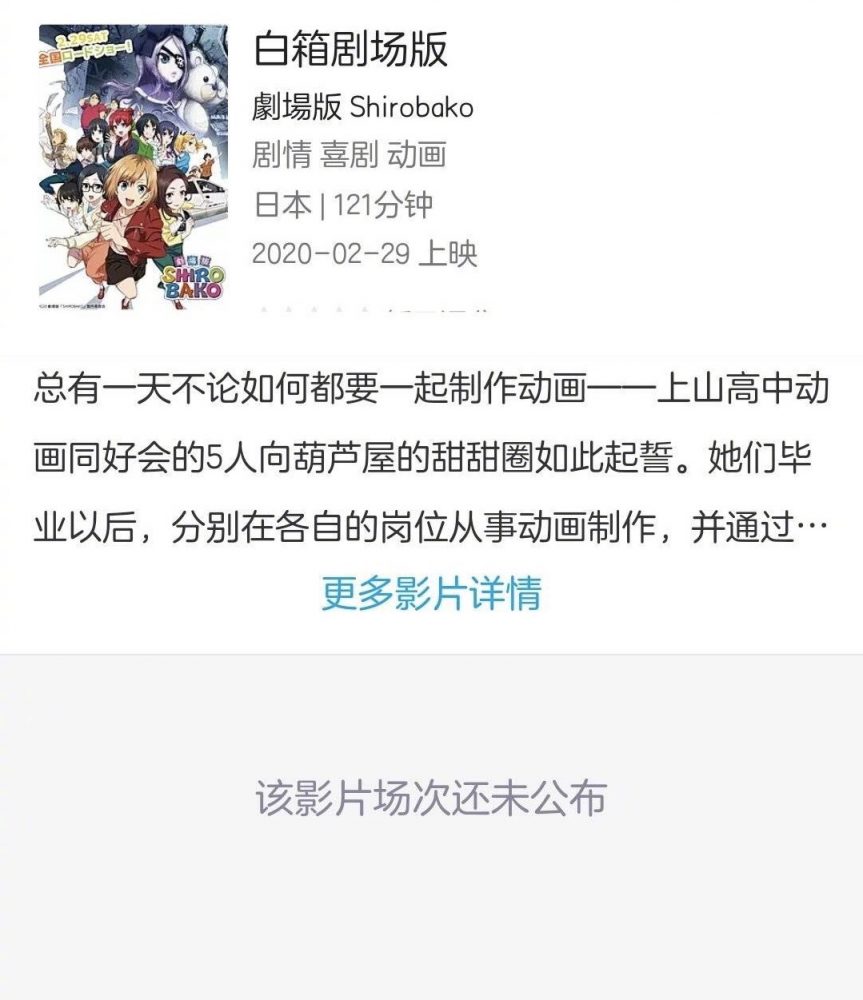 Filme de Shirobako é Nomeado pro Festival de Shanghai e depois é Retirado 1