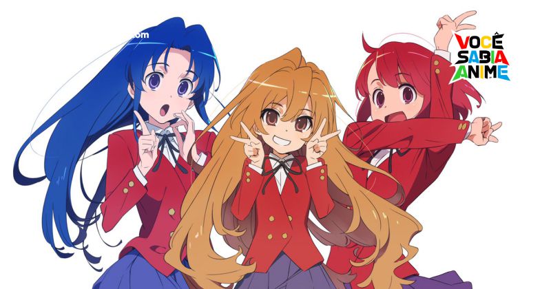 Anime de Toradora estreia na Netflix Brasil dia 1º de Agosto