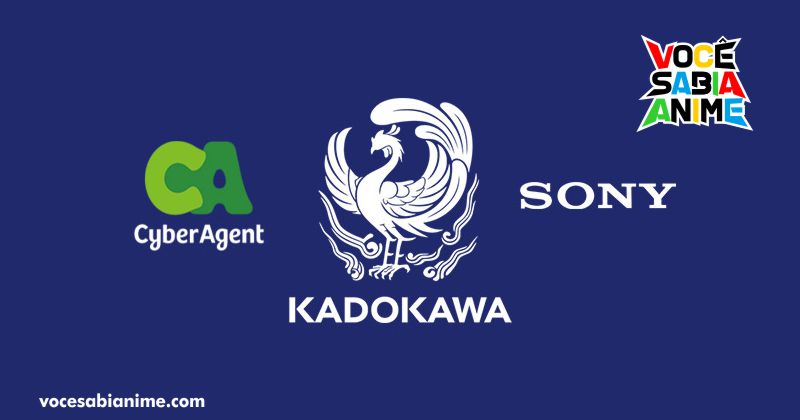 Kadokawa forma aliança com CyberAgent e Sony