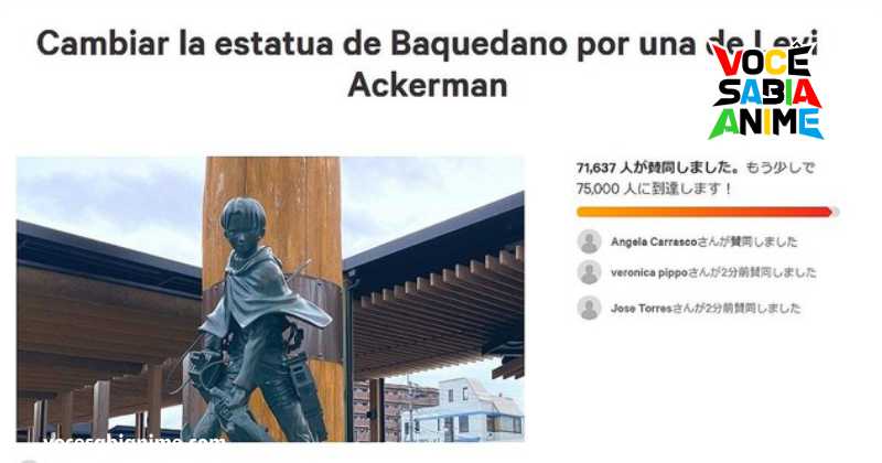 72 mil pessoas assinaram petição pra Substituir estátua de Baquedano pela do Levi