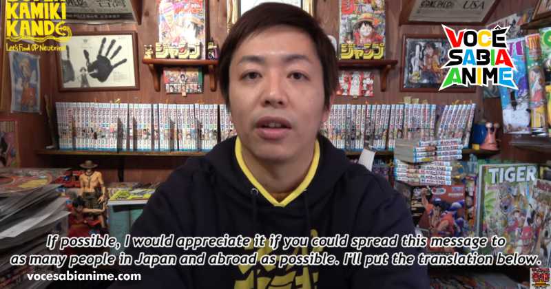 Youtuber japonês faz vídeo pedindo que parem com Spoilers de Mangás