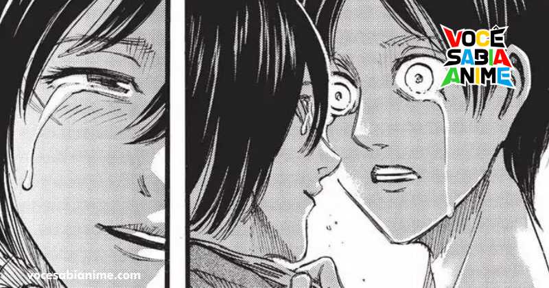 Beijo entre Eren e Mikasa podia ter rolado no Capítulo 50