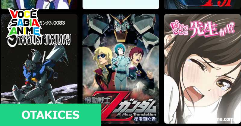 Anime Ecchi com professoras invade busca por Gundam