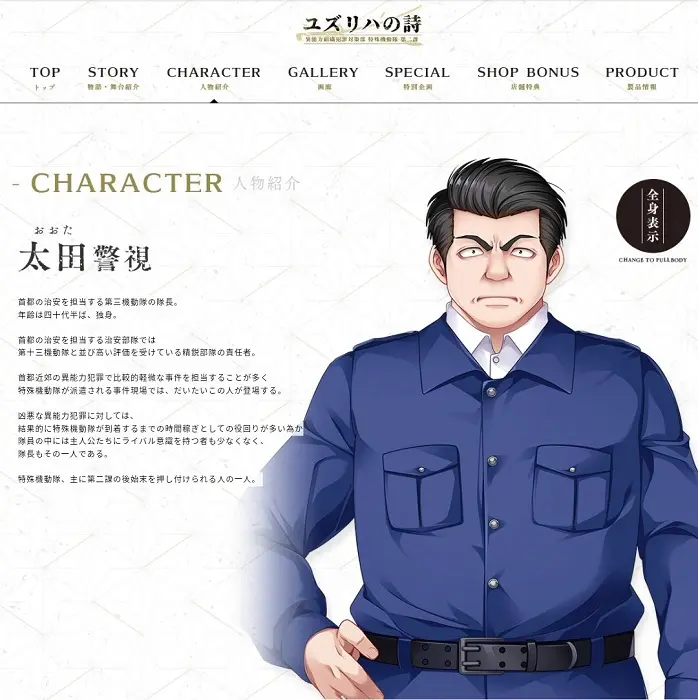 Parece que Eroge Yuzuriha no Uta pegou personagens Emprestados de Platabor