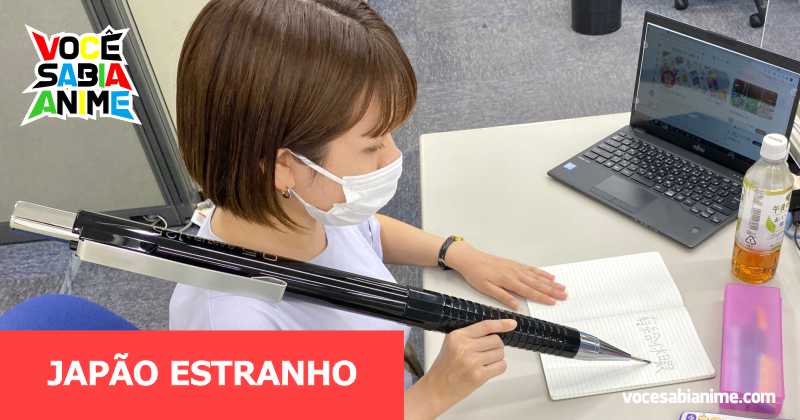 Empresa Japonesa cria Lapiseira gigante que escreve porque sim
