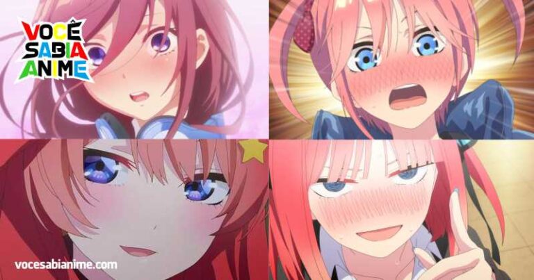 Otaku passa 3 dias fazendo Video com todas as vezes que as Garotas de Gotoubun ficaram coradas