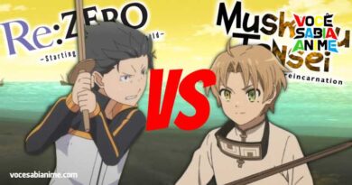 Aparentemente fãs de ReZero e Mushoku Tensei estão brigando para ver qual dos dois é o Melhor Isekai