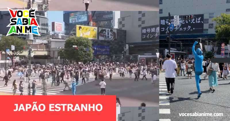 Mega Man aparece em Shibuya e viraliza na net