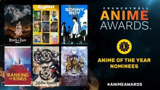Indicados ao Anime do Ano no Crunchyroll Awards 2021