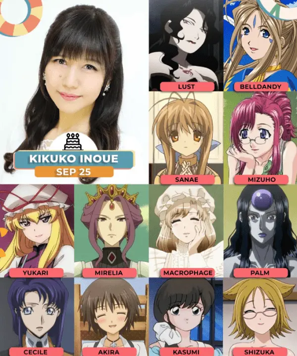 fotos das Seiyuus quando eram mais Jovens