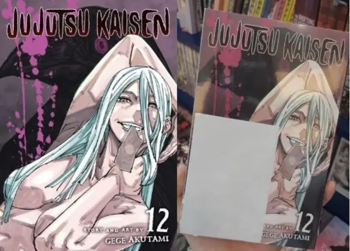Loja na Malásia resolveu censurar a capa do volume 12 de Jujutsu Kaisen
