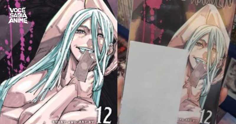 Loja na Malásia resolveu censurar a capa do volume 12 de Jujutsu Kaisen
