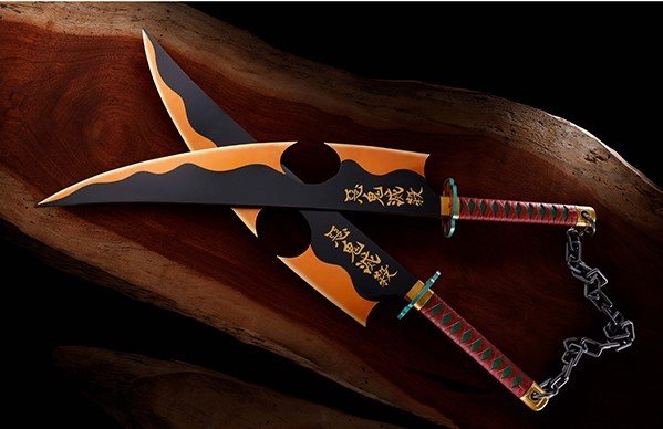 Réplicas das espadas do Uzui de Kimetsu no Yaiba entram em pré-venda