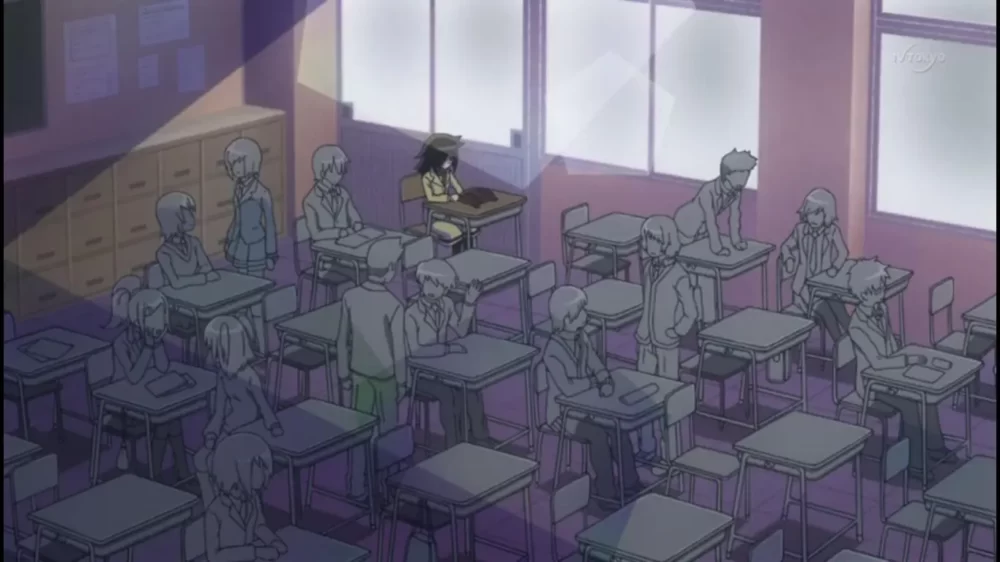 Porque Protagonista de anime sempre sentam no fundo da sala e perto da Janela