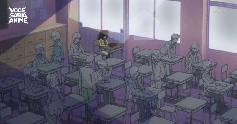 Porque Protagonista de anime sempre sentam no fundo da sala e perto da Janela?