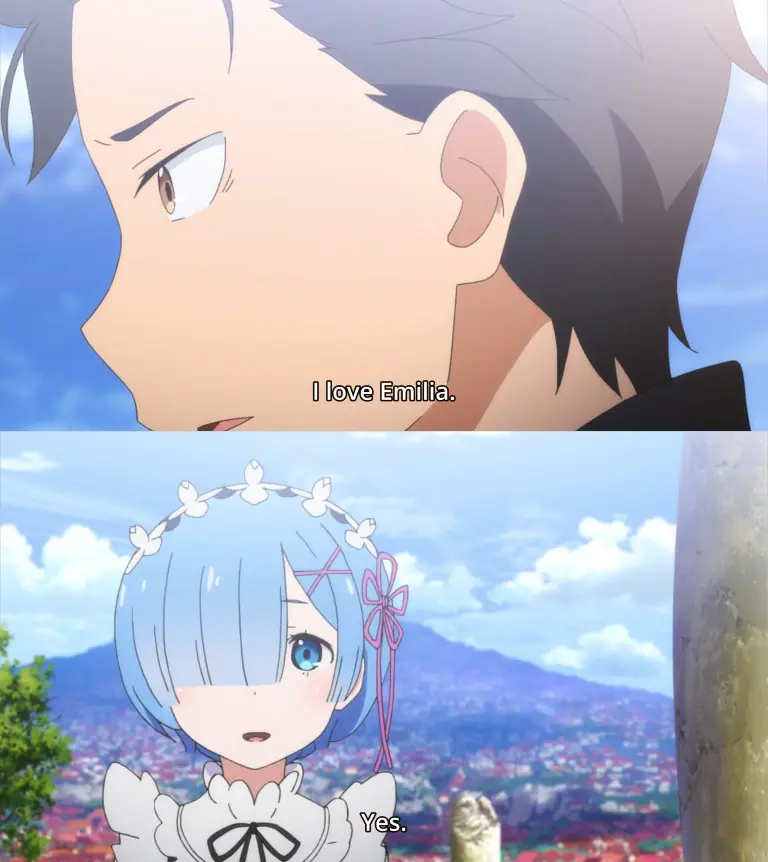Subaru have had sex early after their escape in Rem If