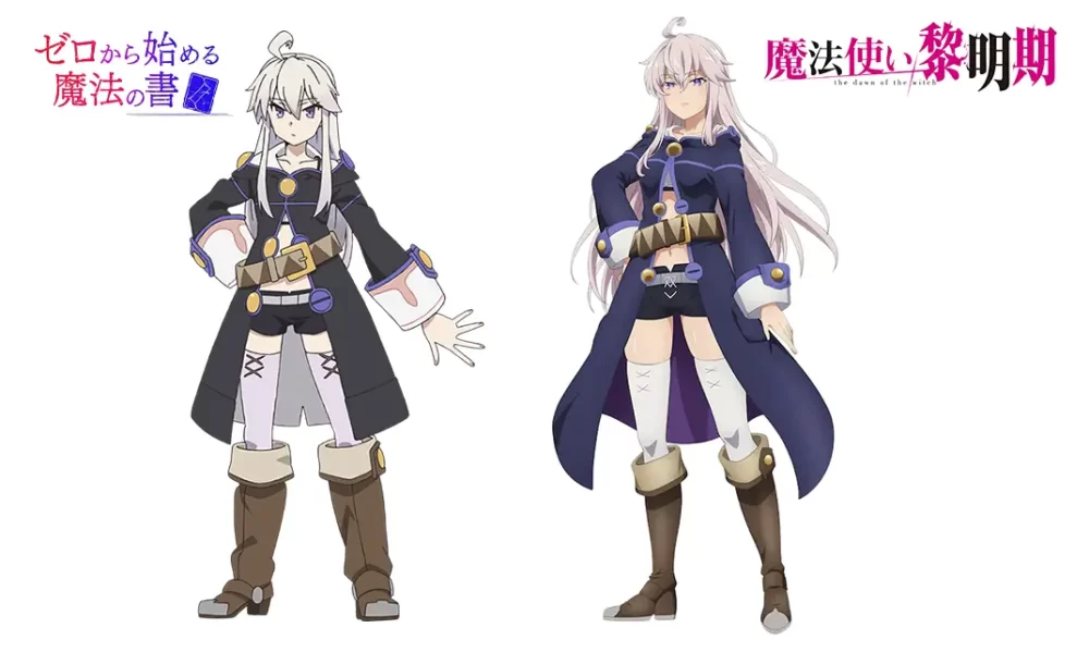 Comparando os Designs dos Personagens de Zero Kara Hajimeru e Mahoutsukai  Reimeiki