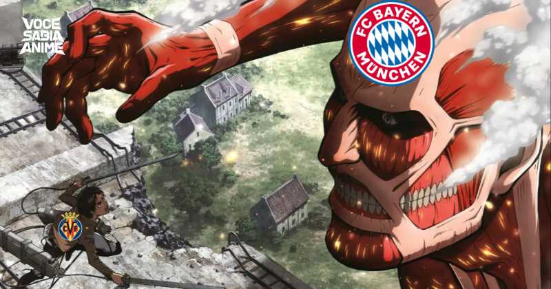 Villarreal posta meme de Shingeki após eliminar Bayern na Champions