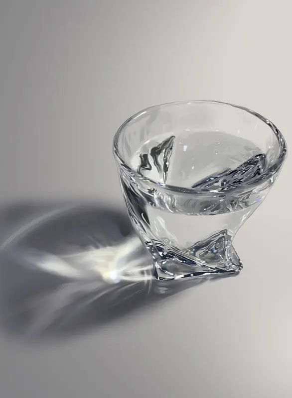 Murata goes viral with realistic glass drawing