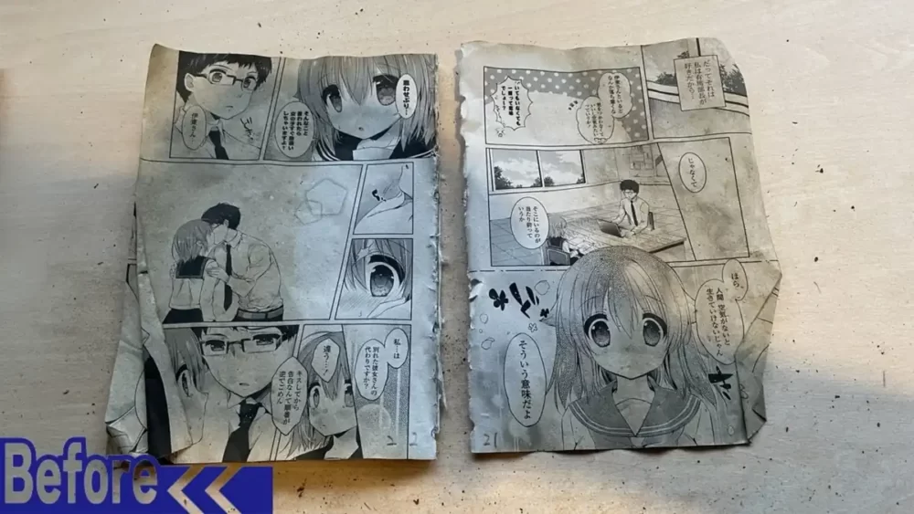 Otaku Estuda restauração e restaura Mangá Hentai