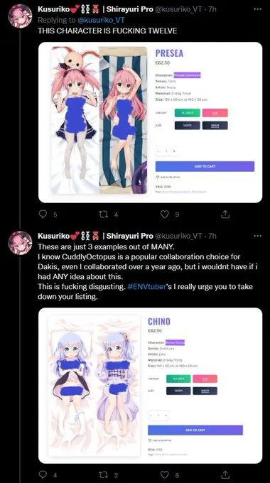 Vtuber was fired after saying Art in Dakimakura was to attract Pedos 1