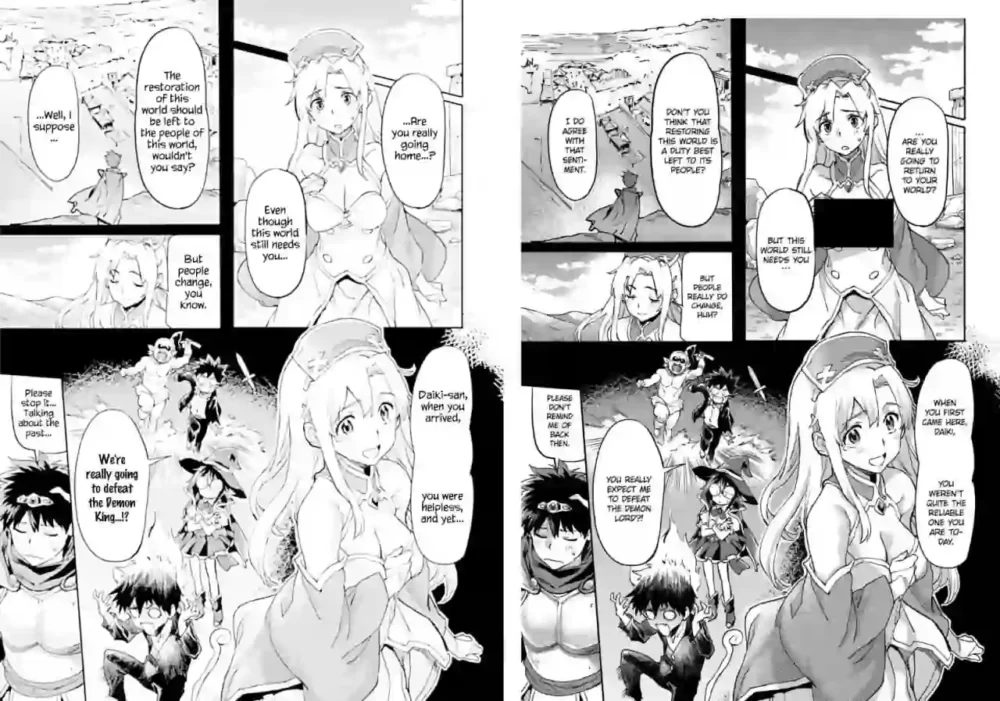 Manga Up da Square Enix censura Tudo: Calcinhas, Calças, Saias, pernas... 1