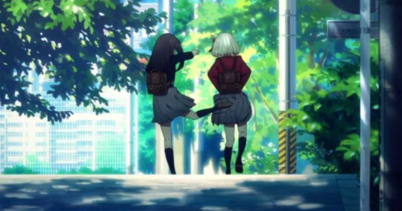 Anime Lycoris Recoil hace referencia a la película Stand by me en su opening
