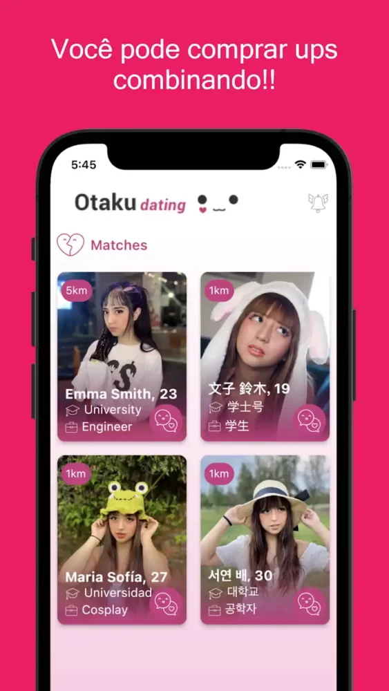 aplicativo Otaku Dating