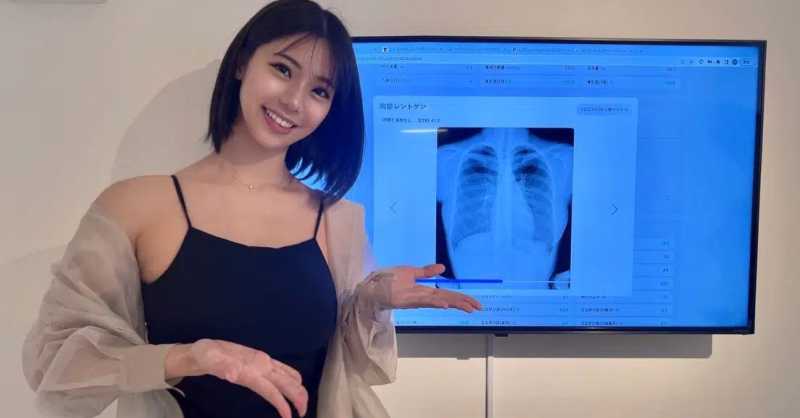 Japanese Model Fumina Suzuki Proves Her Breasts Are Natural With X-Ray