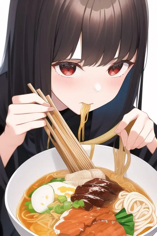 AI has difficulty drawing Waifu eating Ramen - Crazy for Anime Trivia