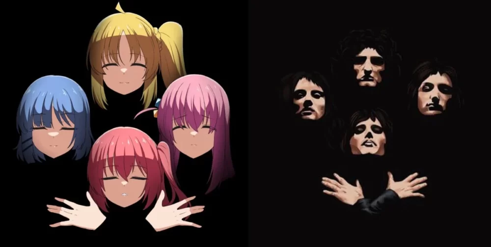 otakus recreate albums by famous bands