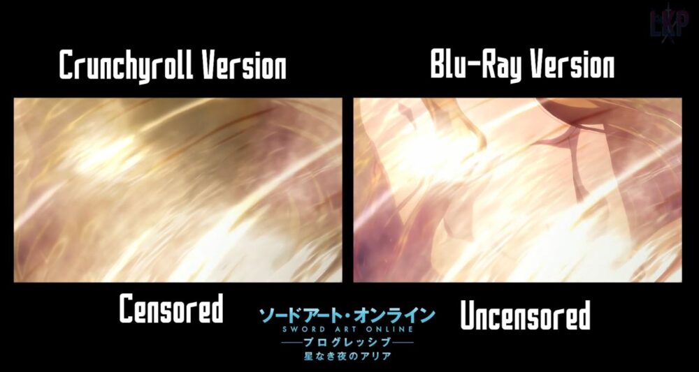 Crunchyroll censored Asuna bath scene in SAO Progressive