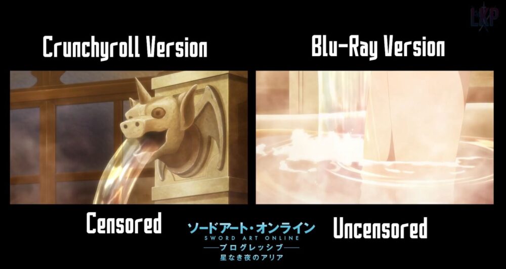 Crunchyroll censurou Cena do banho da Asuna em SAO: Progressive 2