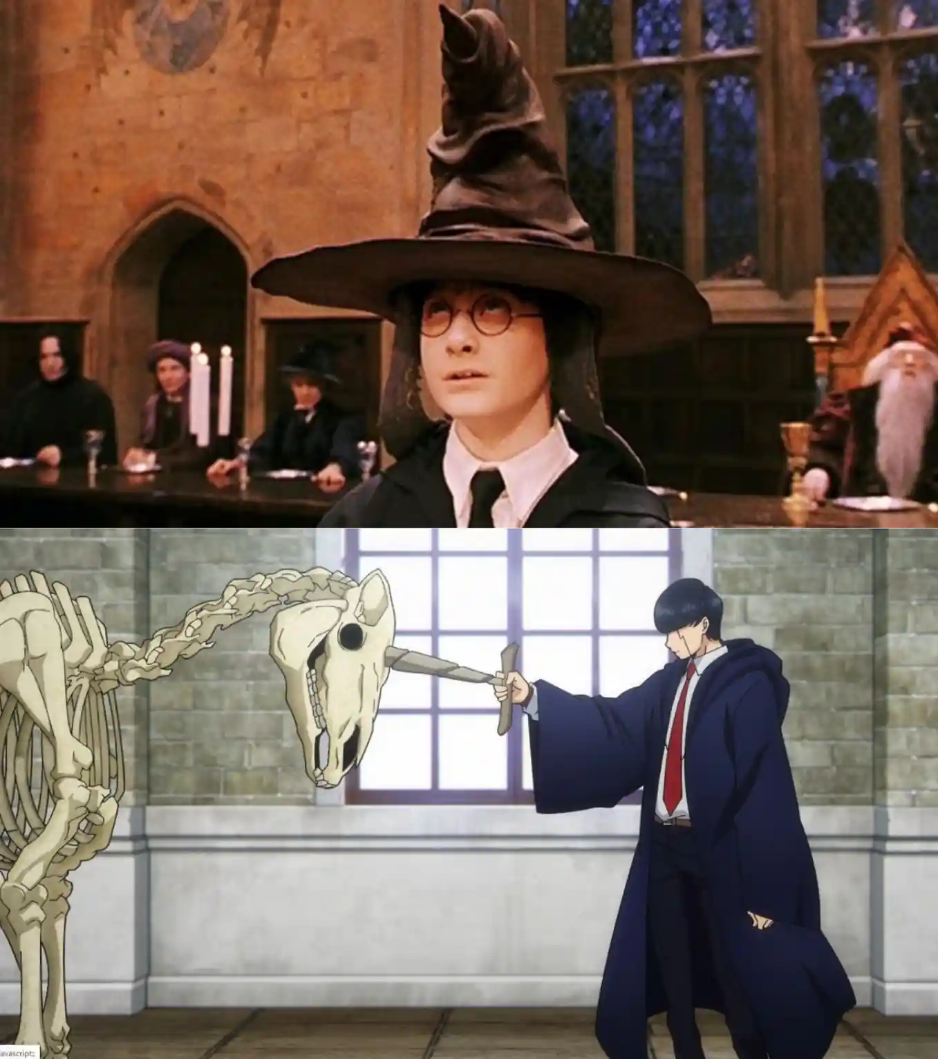 Similarities between Mashle and Harry Potter