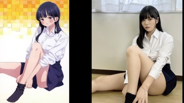 Modelo Umi Shinonome viraliza com Cosplay da Yamada 1