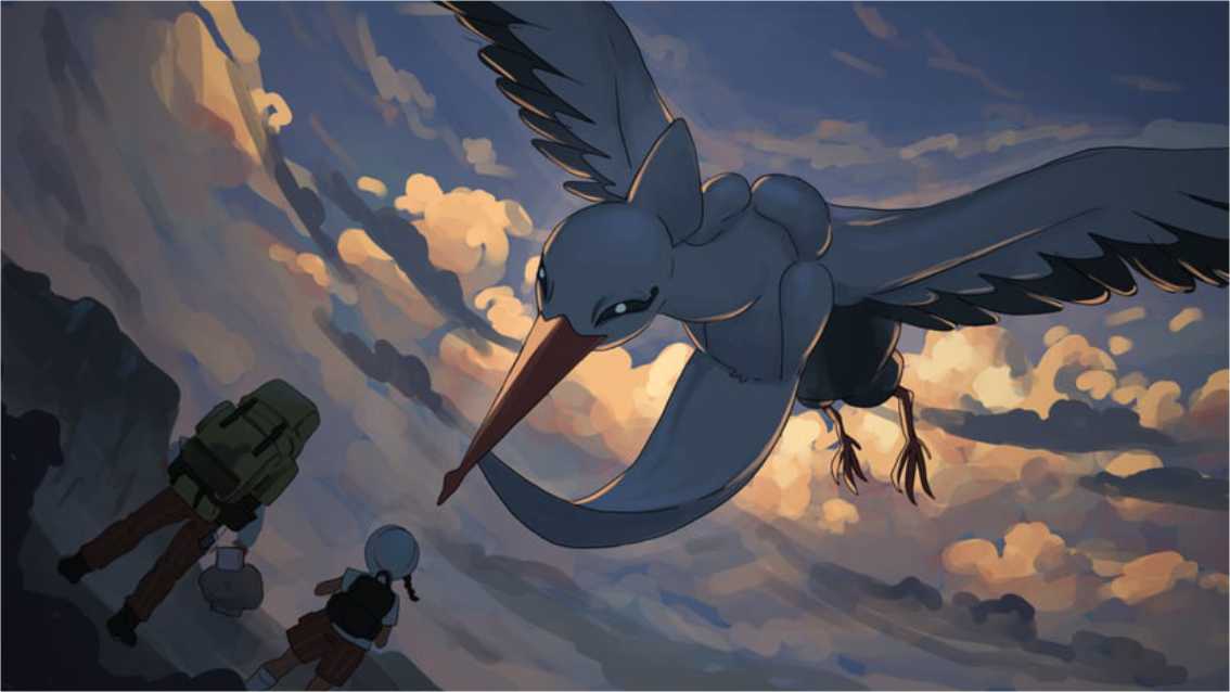 Pokémon Bombirdier aparenta ser inspirado em um pássaro que joga os filhotes do ninho