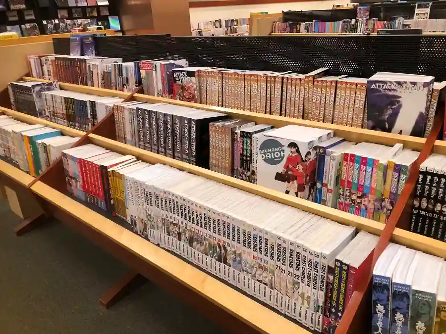 Manga Takes Over Comic Space in a US Bookstore