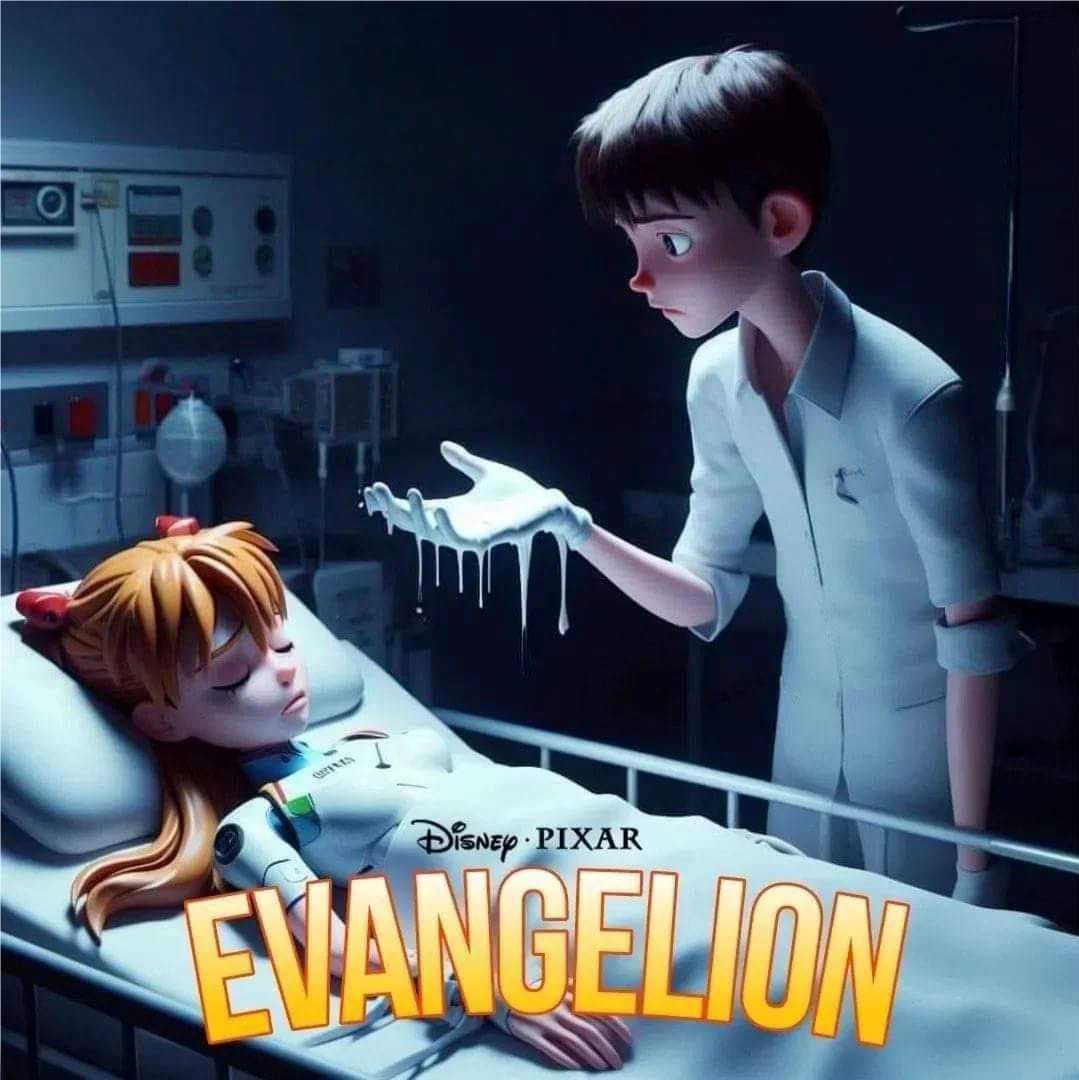 Evangelion é Imaginado como um filme da Disney Pixar