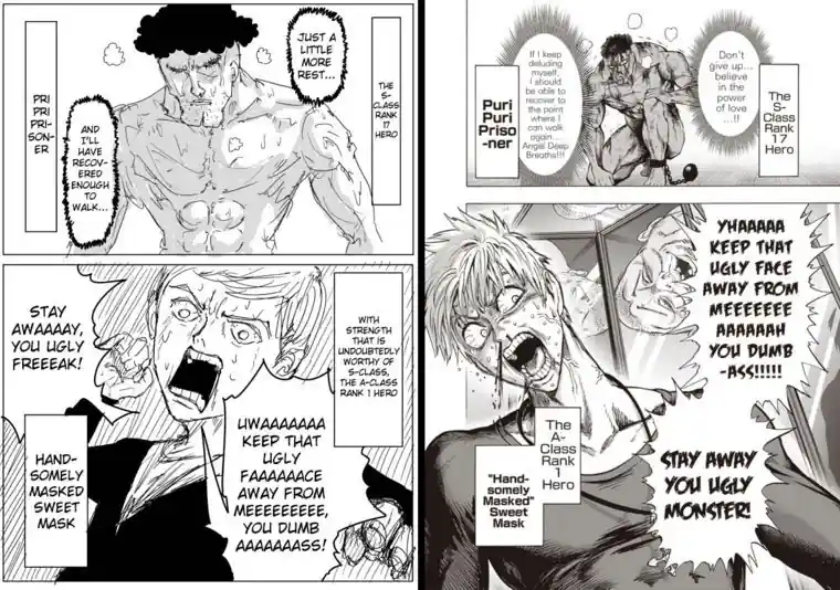 One Punch Man Webcomic vs Manga