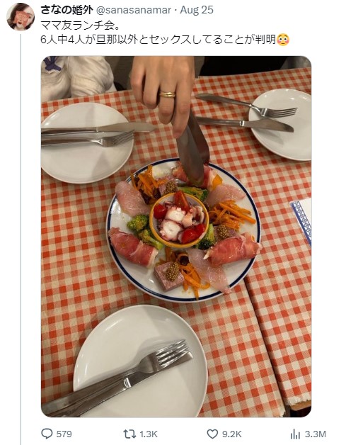 Group of mom friends having lunch together