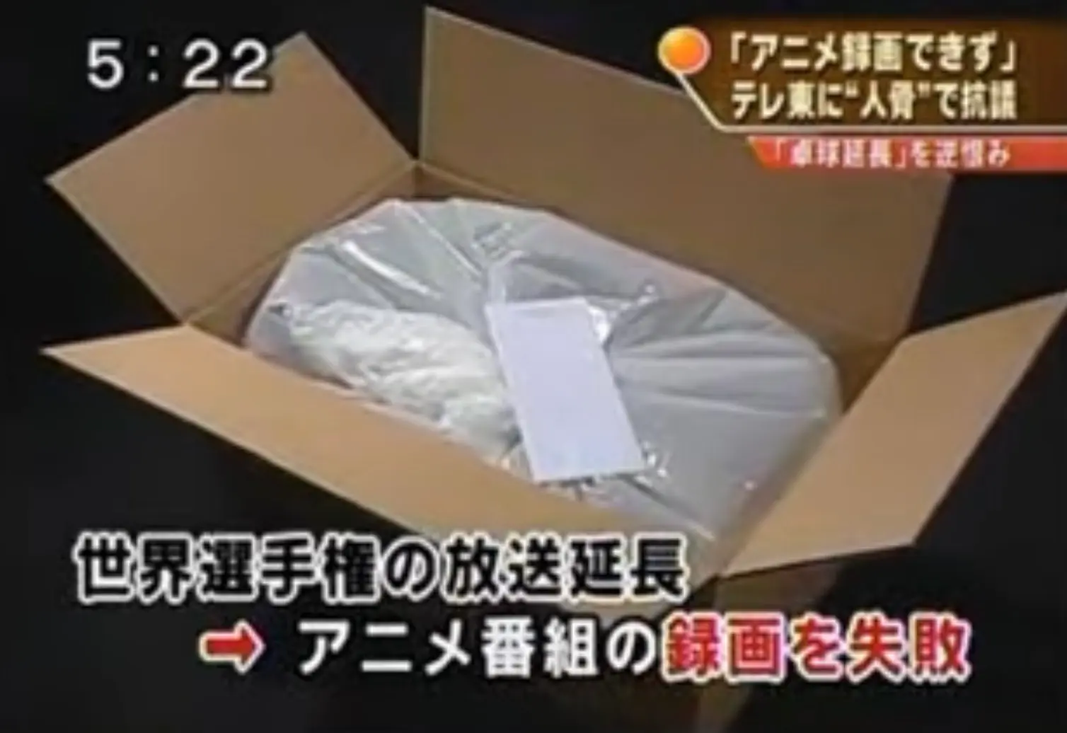 Otaku Sent Human Bones after TV Station Delayed Their Anime